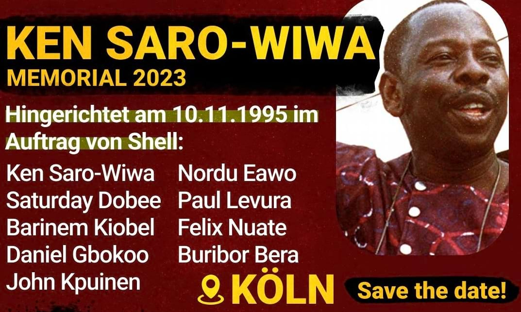 #KenSaroWiwa Memorial 2023