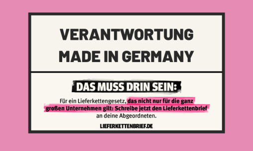 Schicke jetzt den Lieferkettenbrief an deine Abgeordneten.