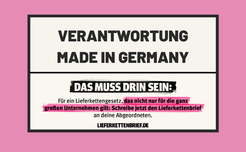 Schicke jetzt den Lieferkettenbrief an deine Abgeordneten.