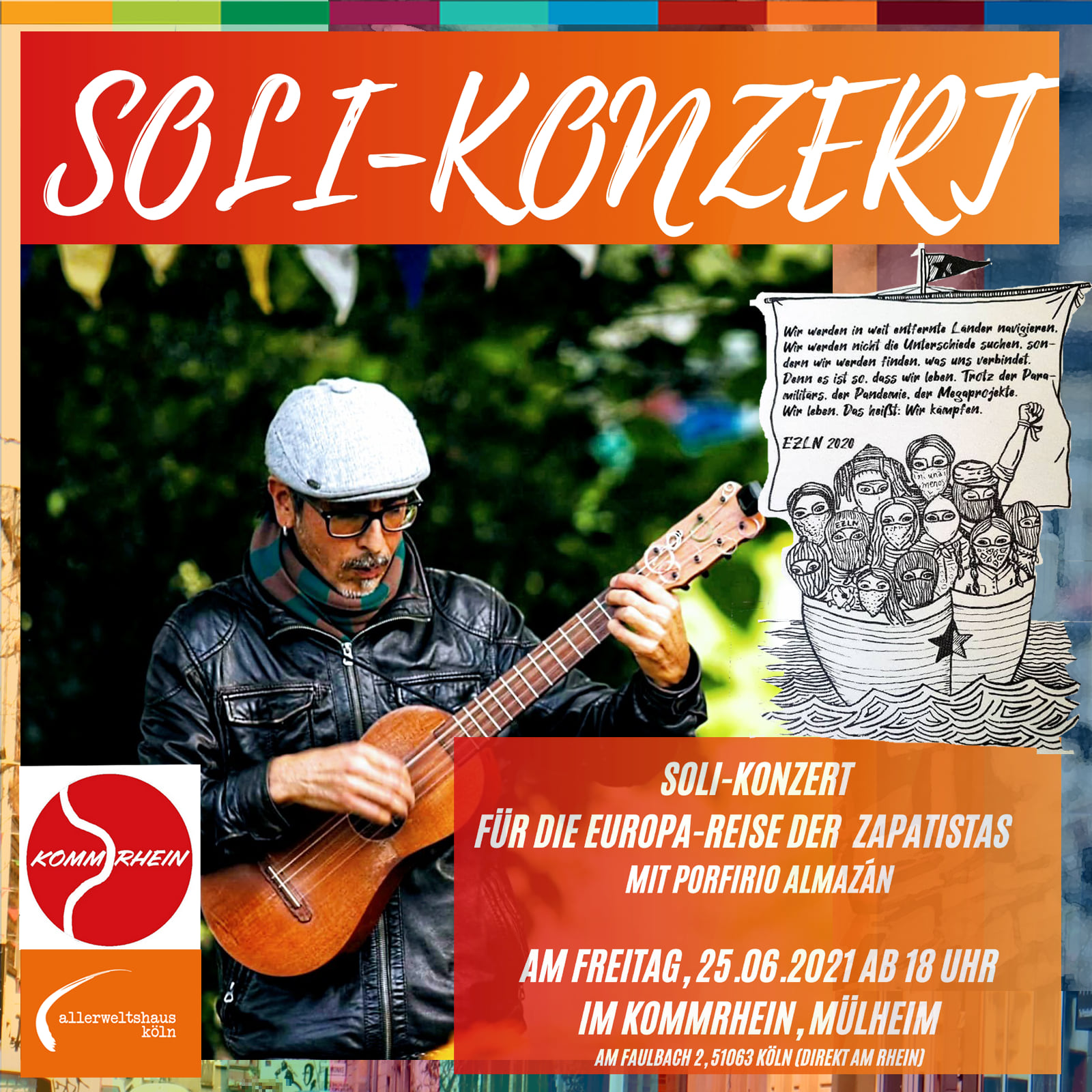 Solicafe und Solikonzert für die Reise der Zapatistas